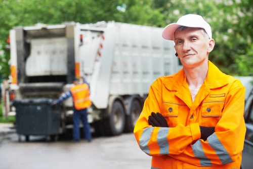 Professionals handling home clearance in Bishopsgate