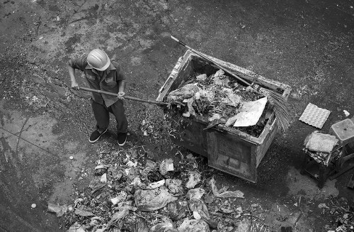 Home clearance team preparing to clear a London residence