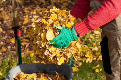 Businesses in Central London disposing of waste