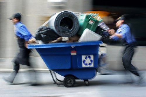 Waste separation facilities in Central London