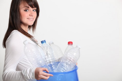 Community participating in a local recycling program